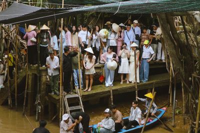 Hết cảnh xếp hàng 1 tiếng chờ đi xuồng ở cồn Thới Sơn