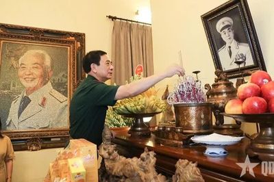 Đại tướng Phan Văn Giang tri ân các đồng chí nguyên lãnh đạo Đảng, Nhà nước, Quân đội nhân dịp Quốc khánh