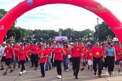 Tây Ninh: Hơn 26.000 người tham gia chương trình 'Cùng Việt Nam tiến bước'