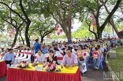 Đồng Tháp: 'Sinh nhật cùng sách' tại không gian Đường sách Cao Lãnh