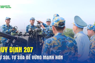Quy định 207: Tự soi, tự sửa để vững mạnh hơn