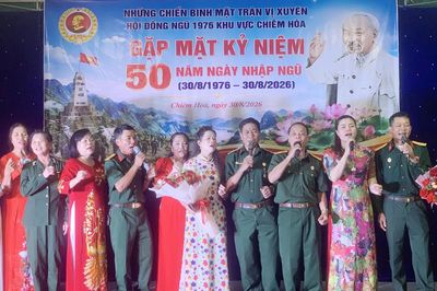 Tuyên Quang: Hội đồng ngũ 1976 khu vực Chiêm Hóa gặp mặt kỷ niệm 50 năm ngày nhập ngũ