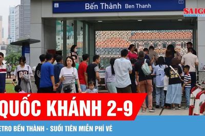 Metro Bến Thành - Suối Tiên miễn phí vé ngày Quốc khánh 2-9