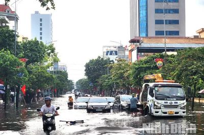 Ninh Bình chủ động ứng phó mưa lớn, nguy cơ ngập lụt, sạt lở