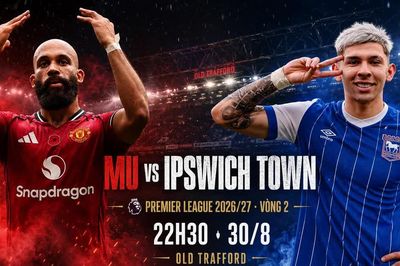 Nhận định MU vs Ipswich, 22h30 ngày 30/8: Giải tỏa sức ép