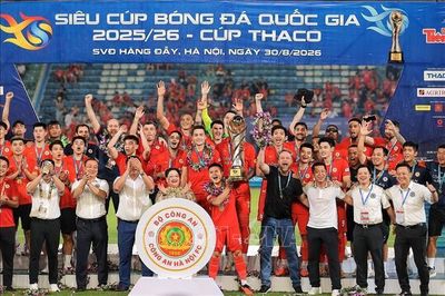 Thắng đậm 5-0, Công an Hà Nội bảo vệ thành công Siêu Cúp quốc gia