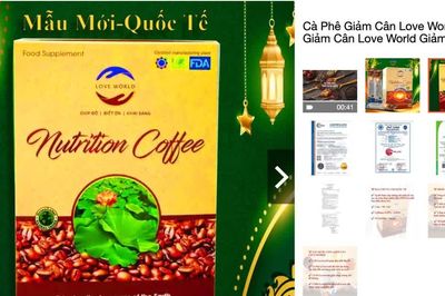 Sản phẩm Love World Nutrition Coffee bị “tuýt còi” vì quảng cáo gây hiểu lầm