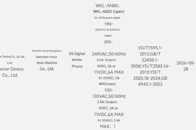 Dòng flagship HONOR Magic 9 đạt chứng nhận: Chip Snapdragon 2nm, camera 200MP và sạc 100W