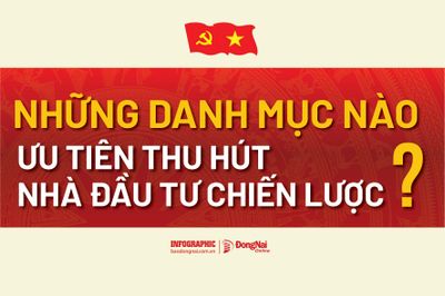 [Infographic] Những danh mục nào ưu tiên thu hút nhà đầu tư chiến lược?