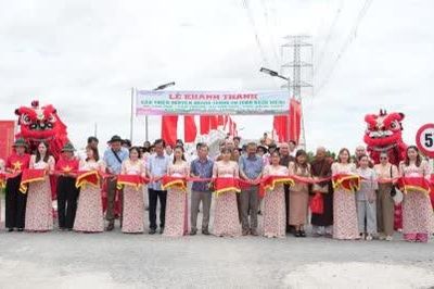 Xã Phú Hựu: Khánh thành cầu Thiện Nguyện Quang Trung 20
