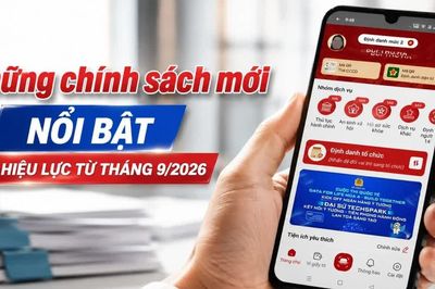 Những chính sách mới nổi bật có hiệu lực từ tháng 9/2026