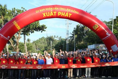 Lâm Đồng có hơn 355,7 triệu bước chân tham gia Chương trình đi bộ 'Cùng Việt Nam tiến bước'