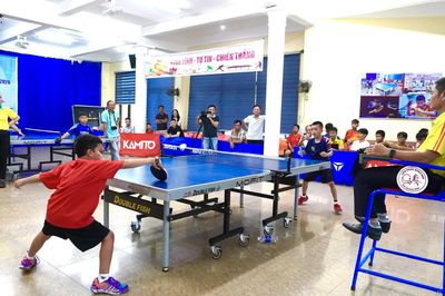 Bế mạc giải bóng bàn cây vợt xuất sắc các lứa tuổi