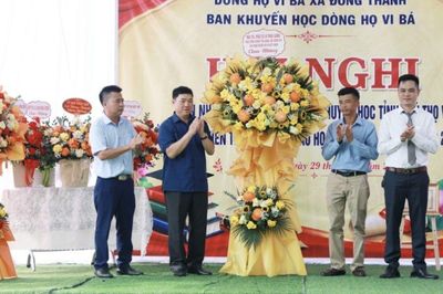 Phú Thọ: Dòng họ Vi Bá xã Đông Thành phát huy truyền thống hiếu học, khuyến học