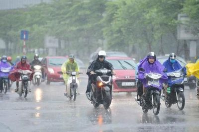 Hà Nội và các tỉnh miền Bắc đón mưa lớn từ đêm nay