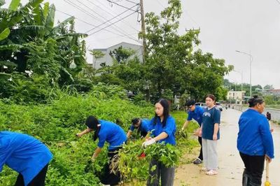 Đoàn Thanh niên phường Thục Phán ra quân 'Ngày Chủ nhật xanh'