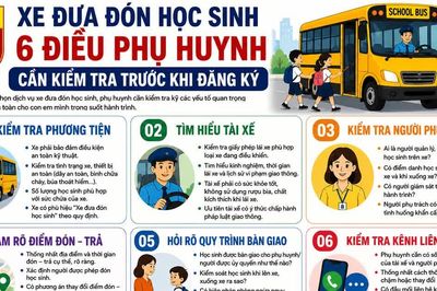 Chọn xe đưa đón học sinh, kiểm tra kỹ để tránh rủi ro