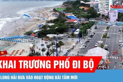 Xã Long Hải khai trương phố đi bộ, kích cầu kinh tế đêm