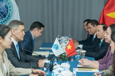 Phó Chủ tịch nước Võ Thị Ánh Xuân tiếp Tổng Thư ký Tổ chức Hợp tác Thượng Hải Nurlan Yermekbayev