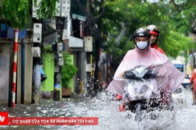 Dự báo thời tiết ngày 31/8: Bắc Bộ và Trung Bộ mưa lớn, đề phòng ngập lụt