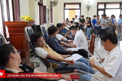 Sôi nổi ngày hội hiến máu tình nguyện