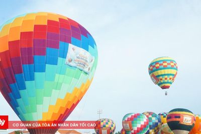 Khinh khí cầu lớn nhất Việt Nam tạo điểm nhấn tại Cà Mau