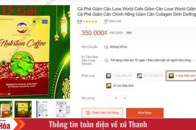 Xác minh, xử lý vi phạm quảng cáo sản phẩm “Love World Nutrition Coffee”