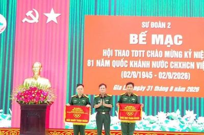 Sư đoàn 2 bế mạc Hội thao Thể dục Thể thao kỷ niệm Quốc khánh 2-9