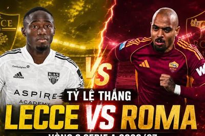 Tỷ lệ thắng Lecce vs Roma: Dữ liệu Opta nghiêng về đội khách