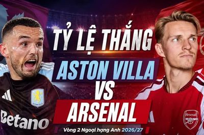 Tỷ lệ thắng Aston Villa vs Arsenal: Siêu máy tính nghiêng về ai?
