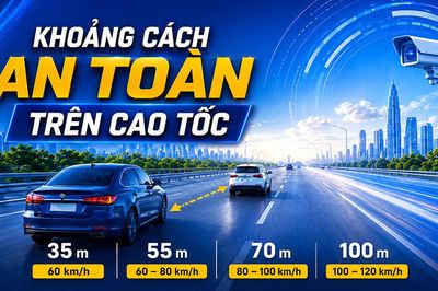 CSGT xử lý lỗi khoảng cách dịp 2/9: Bao nhiêu mét là đủ, làm gì khi xe khác chen vào?