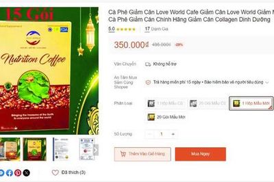 Yêu cầu kiểm tra hoạt động quảng cáo thực phẩm bổ sung 'Love World Nutrition Coffee'