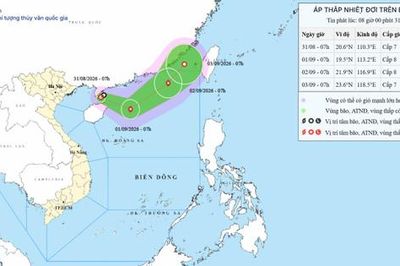Áp thấp nhiệt đới trên Biển Đông có thể mạnh thành bão