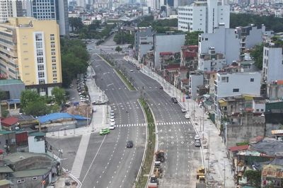 Vành đai 1 tháo dỡ rào chắn trước ngày thông xe kỹ thuật 2/9