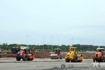 Thi công xuyên lễ tại dự án Cảng hàng không quốc tế Long Thành