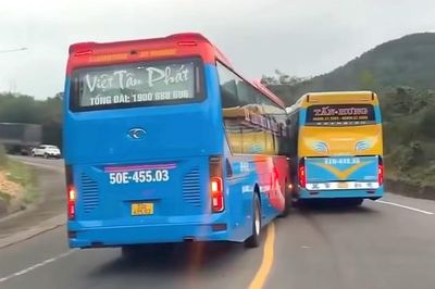 Vừa xảy ra vụ lật xe, tài xế Việt Tân Phát lại bị phạt vì vượt ẩu