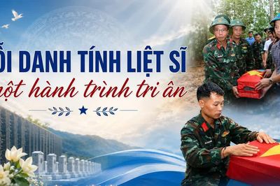Mỗi danh tính liệt sĩ một hành trình tri ân