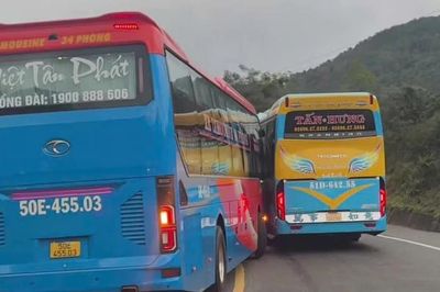 Vừa lật xe khiến 4 người chết, xe Việt Tân Phát lại vượt ẩu trên đèo Mang Yang gây tai nạn