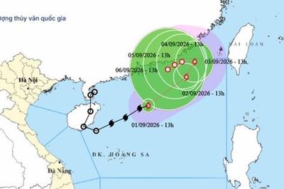 Bão số 5 liên tục thay đổi hướng di chuyển