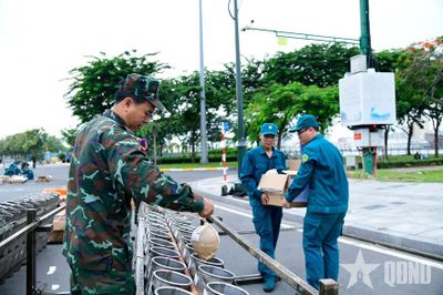 Bộ tư lệnh TP Hồ Chí Minh chuẩn bị các trận địa pháo hoa mừng Quốc khánh 2-9
