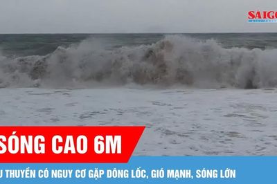 Cảnh báo bão số 5 gây gió mạnh và sóng lớn ở Bắc Biển Đông