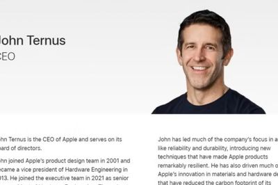 John Ternus chính thức trở thành CEO Apple