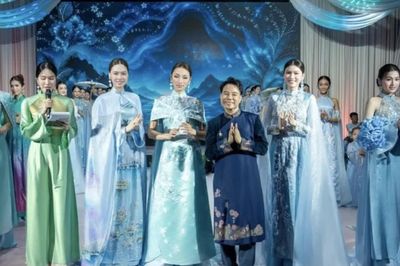 Nhà thiết kế Trần Thiện Khánh kể chuyện Huế qua tà áo dài