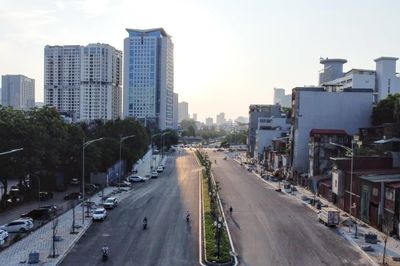 Hà Nội thông xe tạm Vành đai 1 đoạn Hoàng Cầu - Voi Phục
