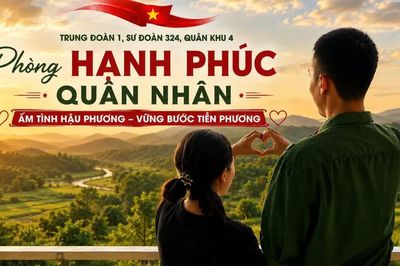 Ấm áp phòng hạnh phúc quân nhân