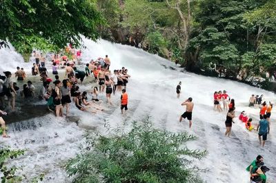 Du khách tử vong khi cứu con trai bị nước cuốn tại thác Tiên Nữ