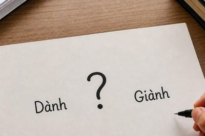 Dành hay giành? Cách sử dụng đúng trong chính tả tiếng Việt