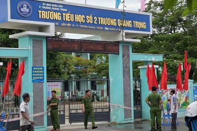 Cháy tại trường tiểu học, phát hiện một hiệu phó tử vong