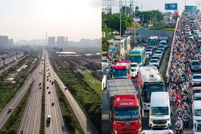 Hình ảnh đối lập ở hai cửa ngõ TPHCM ngày người dân trở lại làm việc