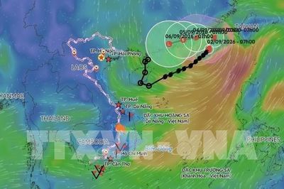 Ảnh hưởng bão số 5, vùng biển phía Đông Bắc khu vực Bắc Biển Đông sóng cao 3 - 5m